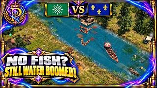 AOE3 - I WATER BOOMED ON A MAP WITH NO FISH!!! screenshot 3