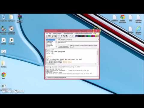 Quick Programming | Making a Batch Program and Convert to EXE