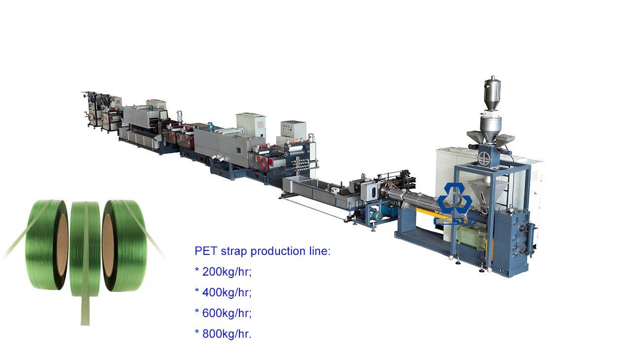 POLYESTER PET PACKING STRAPPING BAND STRAP TAPE BAND ROLL MAKING PRODUCTION EXTRUSION MAKING MACHINE