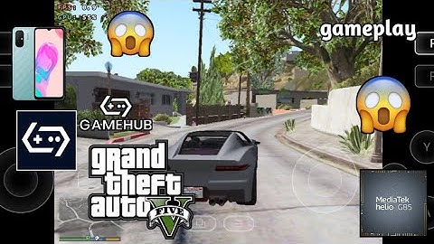 (Perfect 😱😱😱) GTA 5 Lite Mediatek Helio G85 REDMI 12C (GameHub 5.3.5) Test Ultra Low Graphics