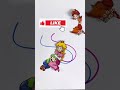 Super Mario Galaxy Paper Craft Easy EYECorrecting Challenge#game #mario #papercraft