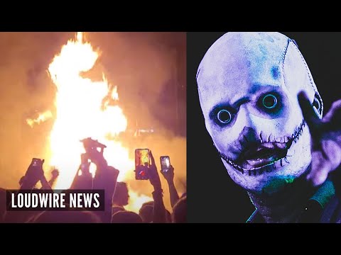 Slipknot Forced to Stop Concert After Fans Start Massive Bonfire