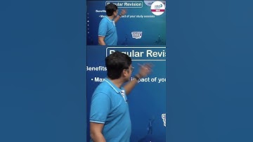 Regular Revision || #Shorts || Aniruddha Roy || Infinity Learn JEE