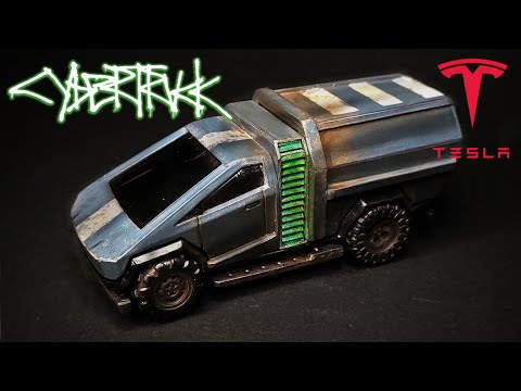 I fixed the TESLA Cybertruck! | Scifi garbage truck