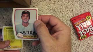1981 Fleer wax extra packs in the box.