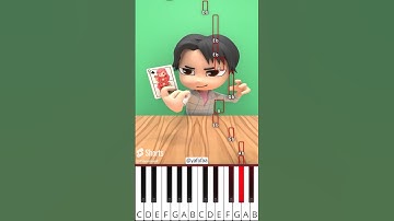 Jinu Easy Magic Trick | Kpop Demon Hunters (@yafofaa) - Octave Piano Tutorial