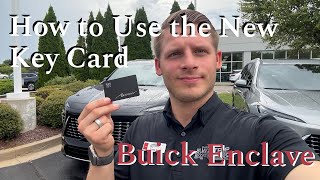 How to Use the New Key Card on the 2026 Buick Enclave