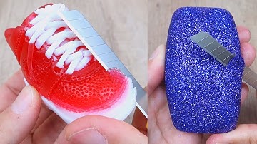 Relaxing Soap Cutting ASMR. Satisfying Soap and lipstick cutting. Corte de jabón - 1177