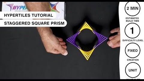 HyperTiles Guided Tutorial - How To Make The Staggered Square Prism Level 1