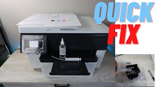 How To Clean Printhead  HP Officejet 7740 pro