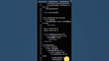 Sudoku Solver || Ml and Ai #programmingtutorial
