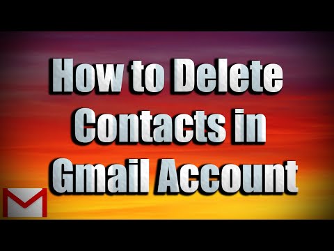 How to Delete Contacts in New GMail