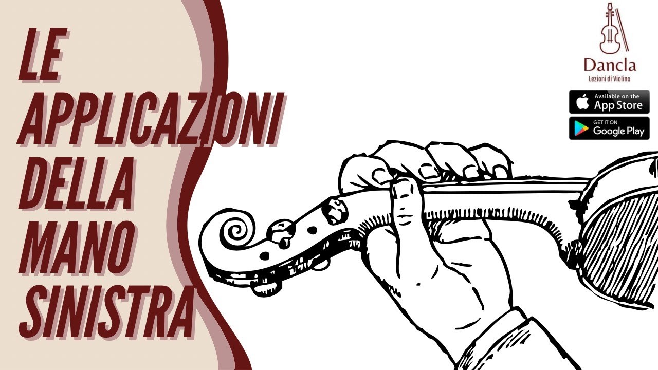 Le prime applicazioni delle dita della mano sinistra| Violin Right hand Tecnique| Dancla App Eng Sub