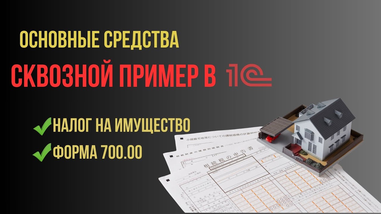 Налог на имущество в 1С, Форма 700.00