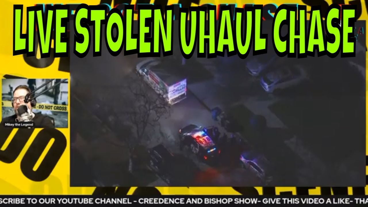 LIVE STOLEN UHAUL POLICE CHASE IN LA NOW - YouTube