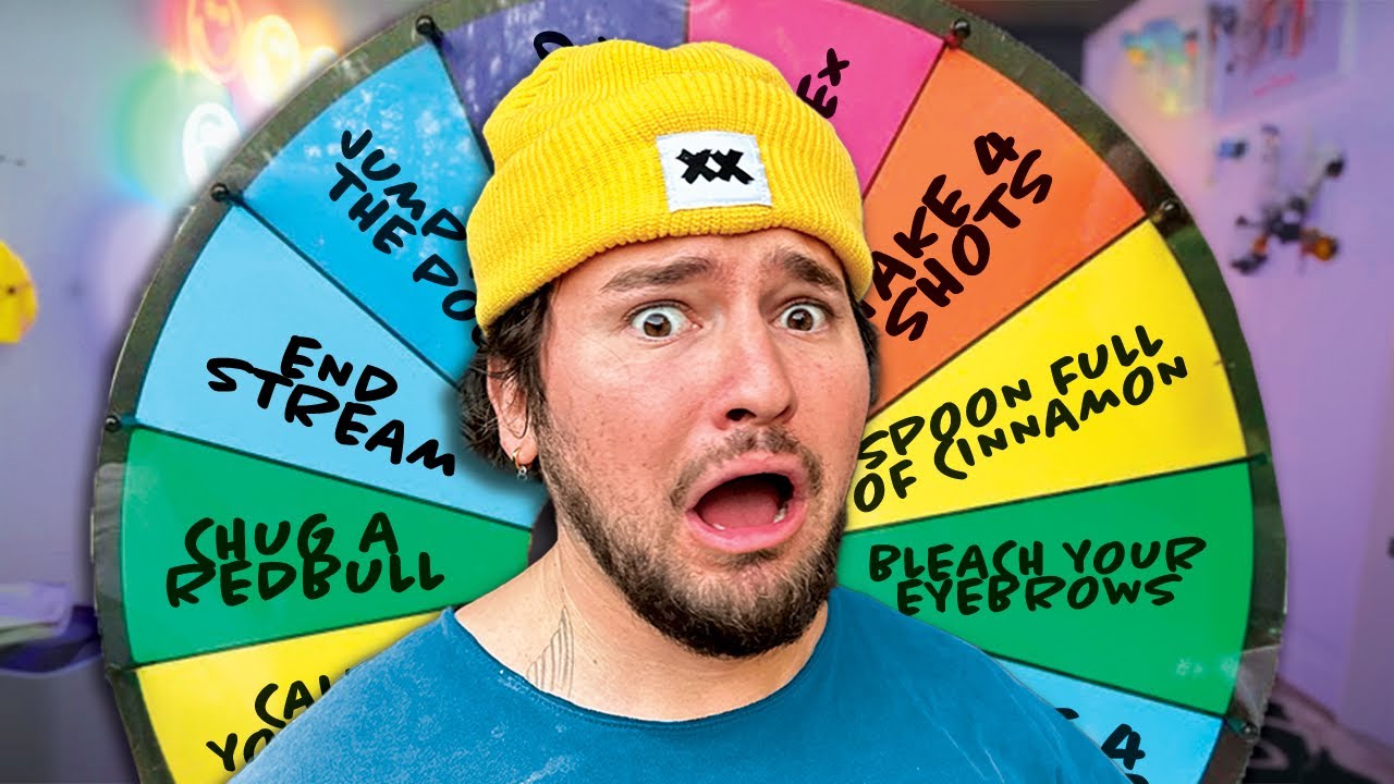 Extreme Dares From 50 Friends… (Wheel Of Dares)