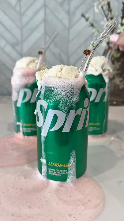 Shirley Temple Ice Cream Float 🍒🍨 #icecream #recipe #asmr #drink #viral #summerdrink #shorts #fyp
