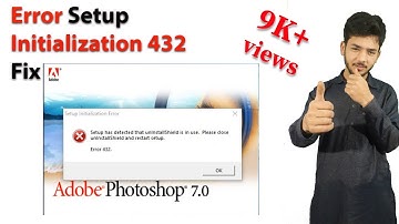 How to fix Setup Initialization Error 432 in Hindi Urdu