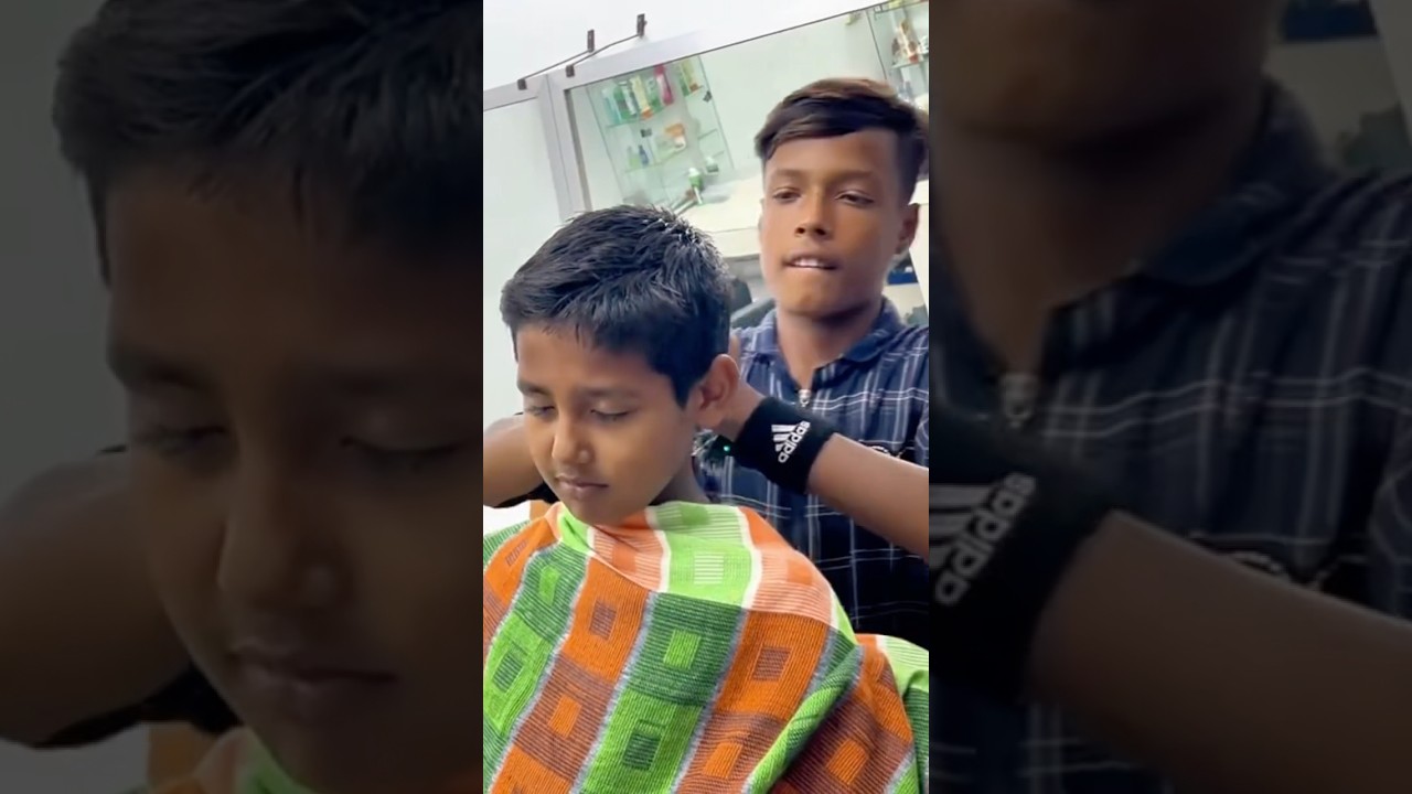 kid to kid head massage | kid enjoy
