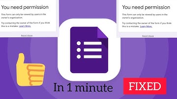 HOW TO OPEN A GOOGLE FORM WITHOUT ANYBODY