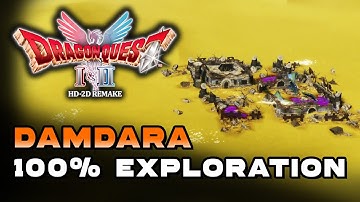 Dragon Quest 1 HD-2D Remake - Damdara 100% Exploration Guide (All Items, Chests...)