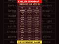 English grammar / irregular verbs / competitive exam sort English / competitive exam #shorts #short