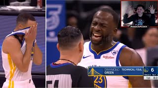 Draymond Green EJECTED 4 Minutes into Warriors vs Orlando Magic Reaction 💀