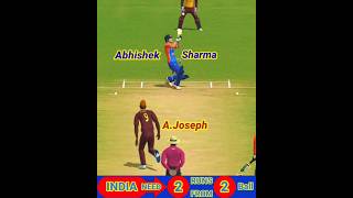 Kya India Jeet Payega? 2 Ball Mein 2 Run Chahiye! 🔥 #shorts #cricket #shortsfeed