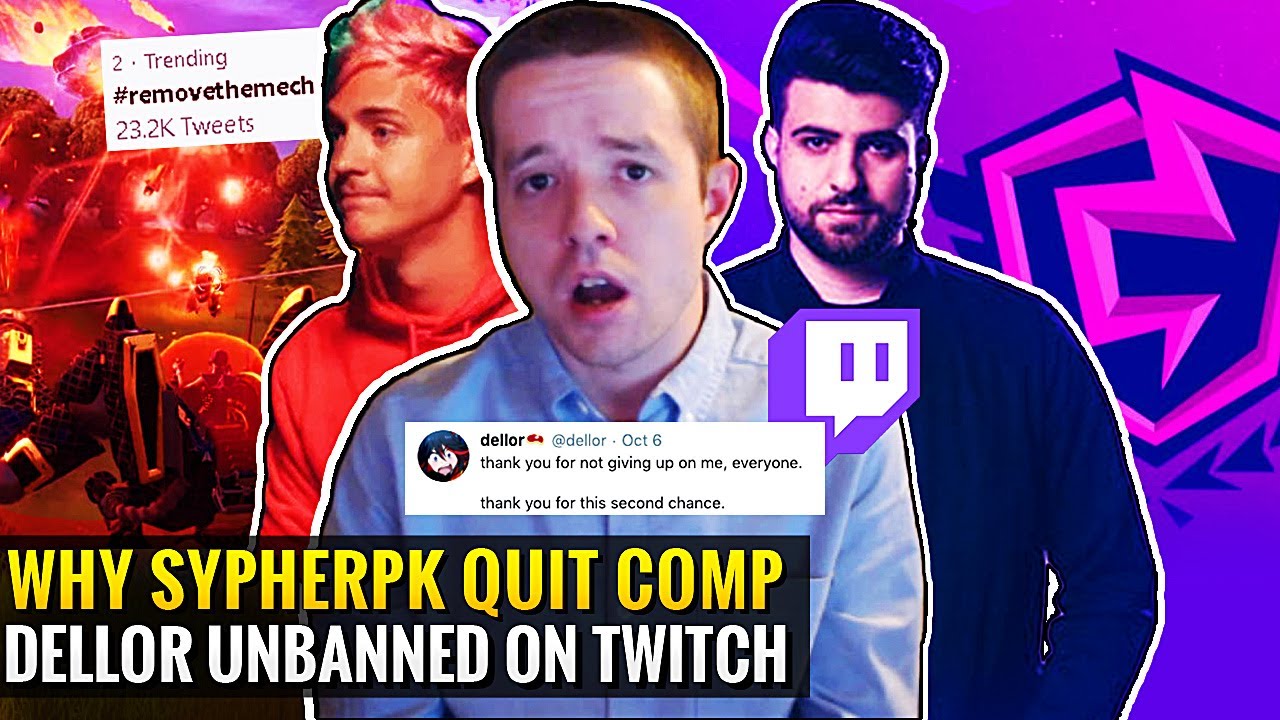 Dellor UNBANNED on Twitch! SypherPK On Why He QUIT Competitive | Ninja On Why Epic Won't Listen