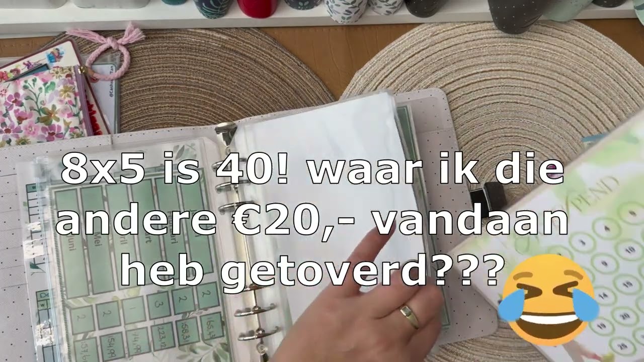 Omdat ik ziek was is hier pas de etui verdeling van December nog.Heb meer gespaard dan verwacht.🤑