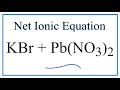 Net Ionic Equations and Spectator Ions