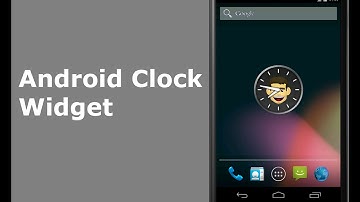 Android Clock Widget