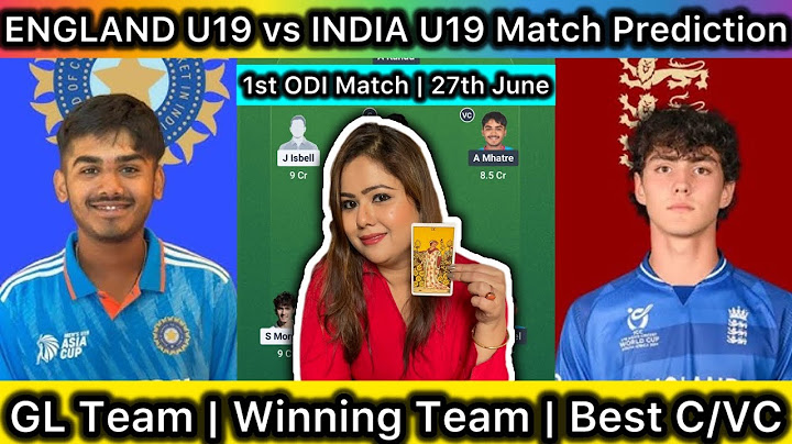 England U19 vs India U19 (1st Youth ODI) Match Prediction | India U19 Tour of England 2025 #cricket