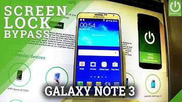 SAMSUNG N900 Galaxy Note 3 Hard Reset / Bypass Screen Lock
