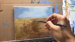 How to Paint Grass in Acrylics!