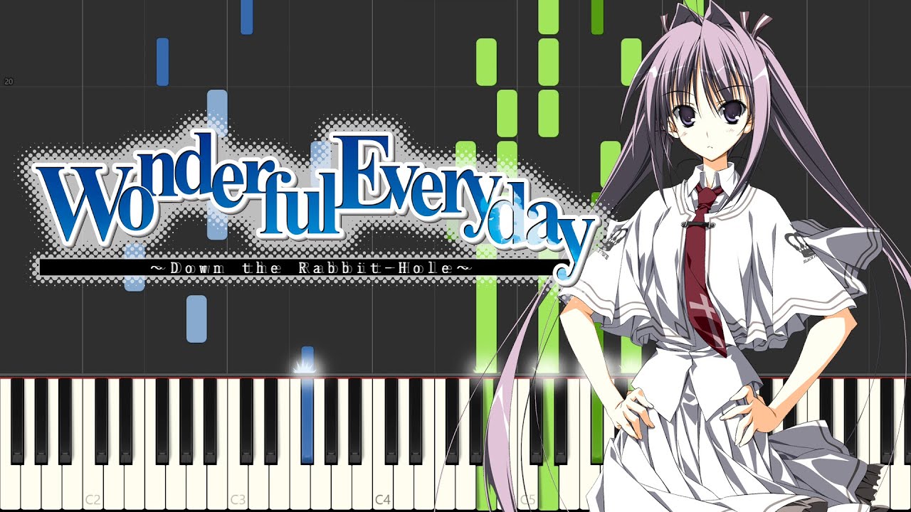 Subarashiki Hibi - Naze Hi wa Katamuku no ka [OST] (Piano)