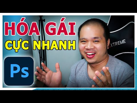 HÓA GÁI cực nhanh bằng Photoshop CC 2021
