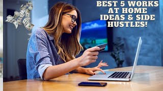 ( REVEALED !) Top 5 Work From Home Remote Jobs ( EARN MONEY FROM HOME )
