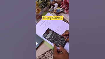A2  Using Calculator | Matrix Multiplication #shorts