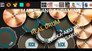 PEMULA REAL DRUM!!COVER LAGU JUDIKA-AKU YANG TERSAKITI....