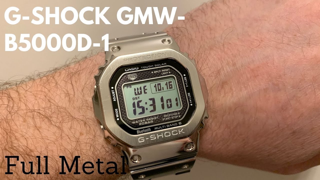 G-Shock GMW-B5000D-1ER - Full Metal - YouTube