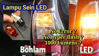 Pasang foglamp LED Avanza dengan cut off | TERANG SEKALII !!