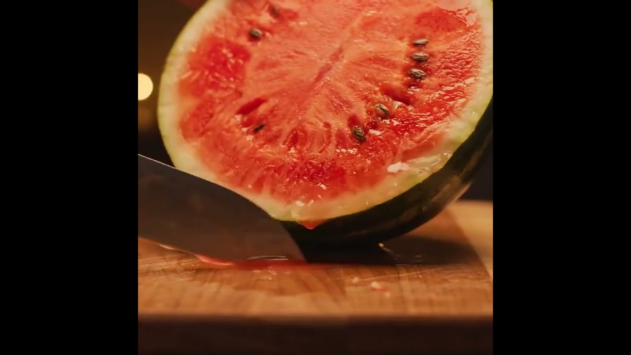 Cinematic Fruit Slicing ASMR Video 1 