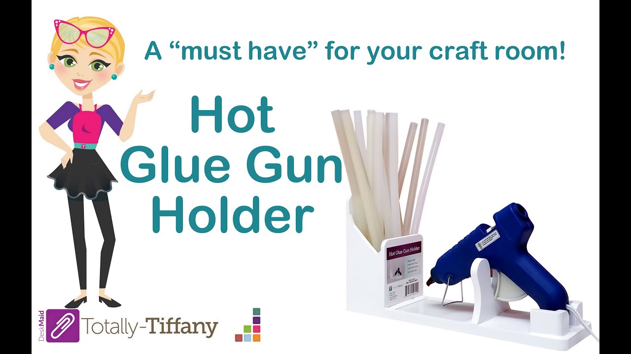 DIY Dollar Tree Glue Gun Stand - Quick & Easy $3 
