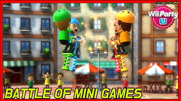 Wii party U - Battle of Minigames (Master CPU, Eng Sub ) Player Nelly Vs Bo-Jia Vs Clara Vs Yuya