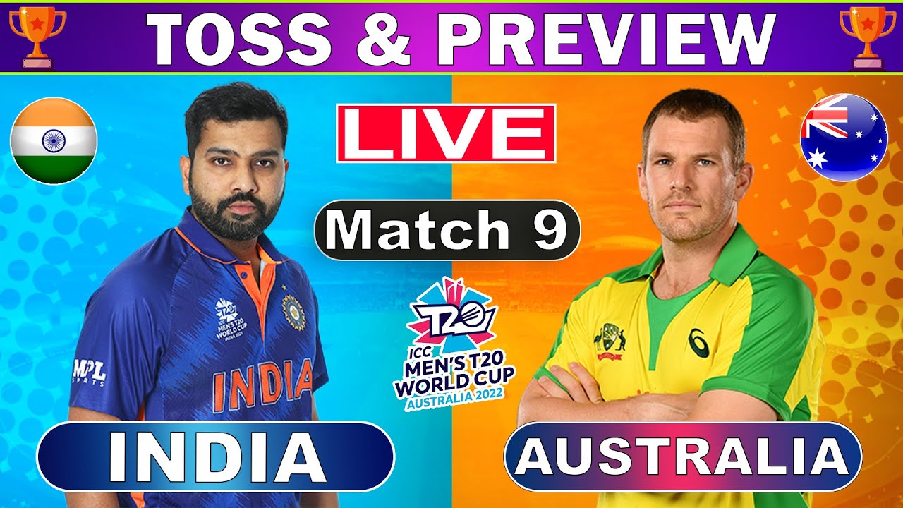 🔴 Australia vs India, Match 9- IND vs AUS - Live Cricket Score T20 World Cup 2022iplradio