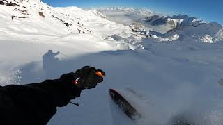 Tested Atomic Bent Chetler skis in fresh powder snow. Kaprun-Kitzsteinhorn . 05.11.2021