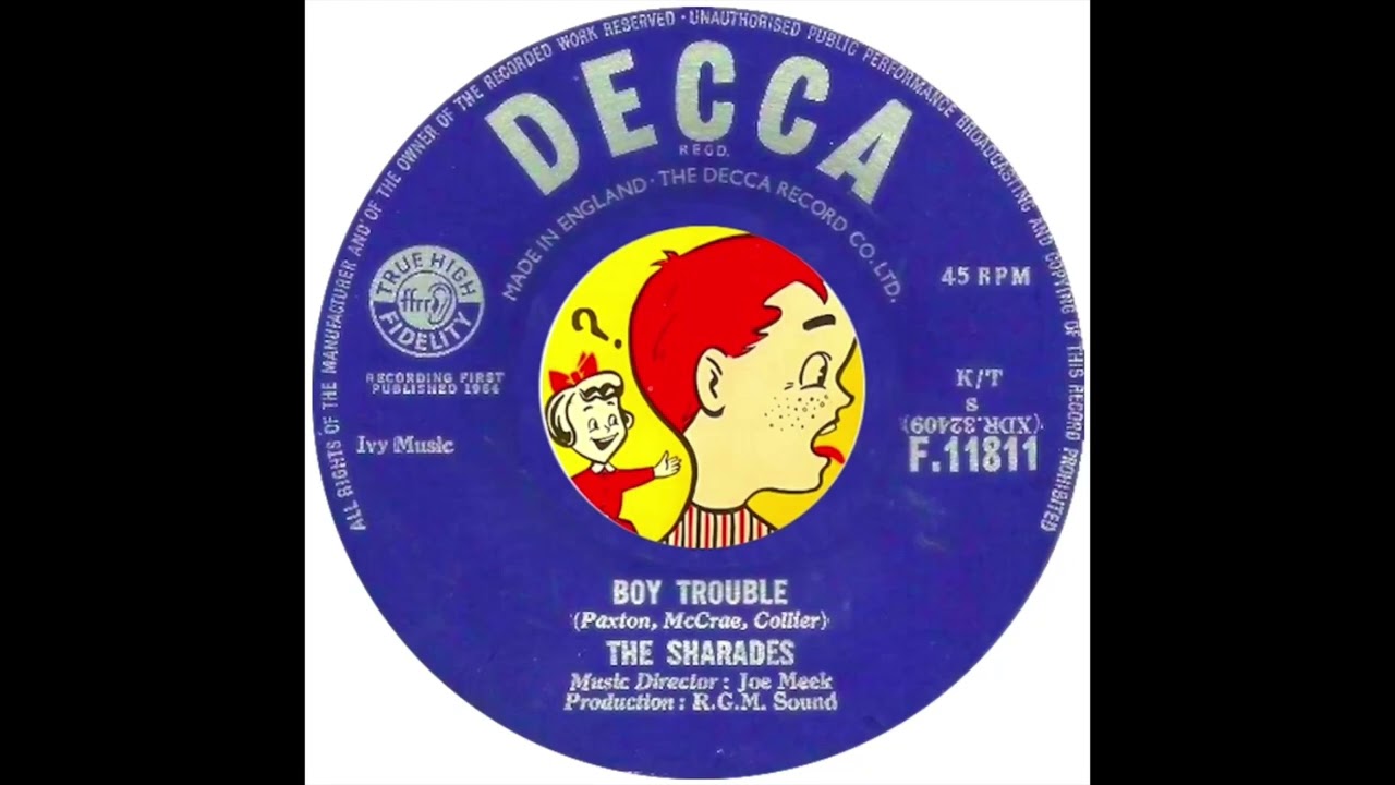Watch The Sharades - Boy Trouble on YouTube Watch The Sharades - Boy Trouble on YouTube