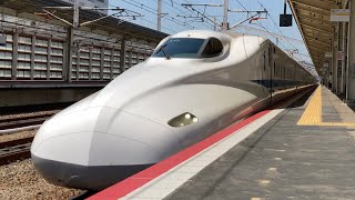 【発車】JR東海N700系のぞみ106号　東京行き　姫路駅発車！