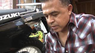 dr650 rear rack installation, moose expedition rack on dr650 how to install rear rack on dr650